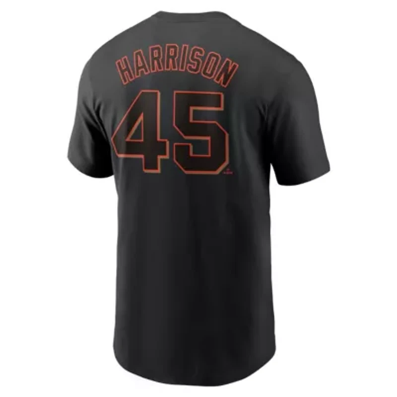 MLB Nike Kyle Harrison San Francisco Giants Fuse Name & Number T-Shirt