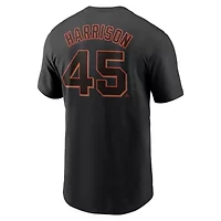 MLB Nike Kyle Harrison San Francisco Giants Fuse Name & Number T-Shirt