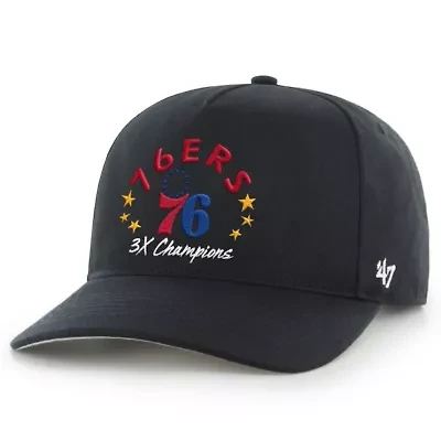 NBA Philadelphia 76ers Champs Global Star Hitch Adjustable Hat