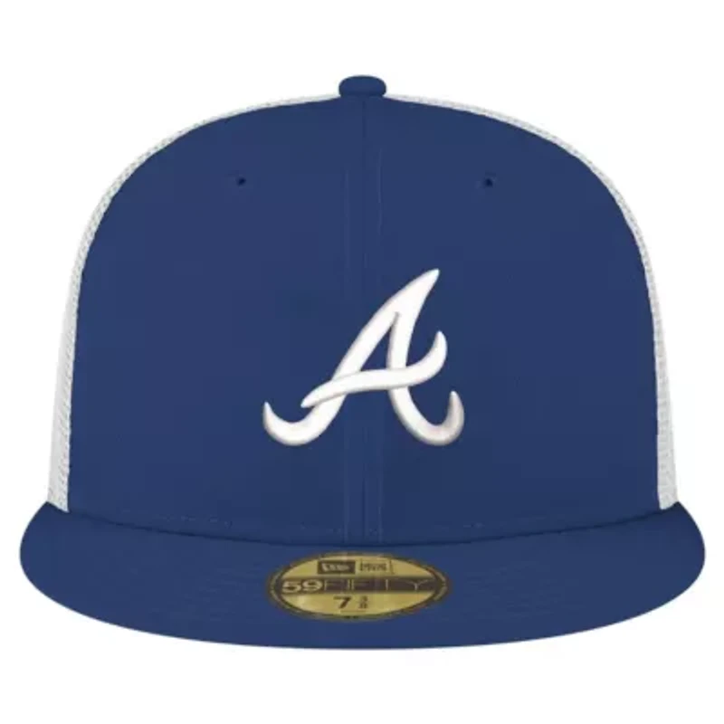 MLB Atlanta Braves Team Color 59FIFTY Trucker Fitted Hat