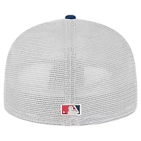 MLB Atlanta Braves Team Color 59FIFTY Trucker Fitted Hat