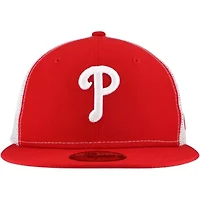 MLB Philadelphia Phillies Team Color 59FIFTY Trucker Fitted Hat