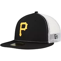 MLB Pittsburgh Pirates Team Color 59FIFTY Trucker Fitted Hat