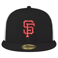 MLB San Francisco Giants Team Color 59FIFTY Trucker Fitted Hat
