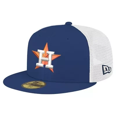 MLB Houston Astros Team Color 59FIFTY Trucker Fitted Hat