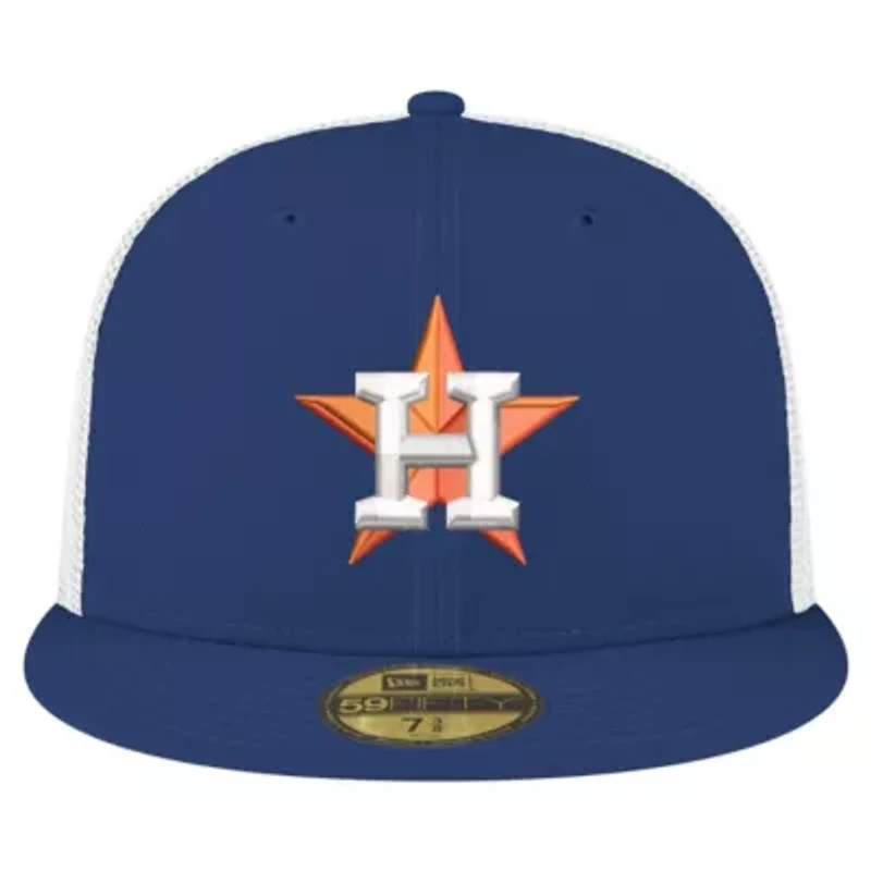 MLB Houston Astros Team Color 59FIFTY Trucker Fitted Hat