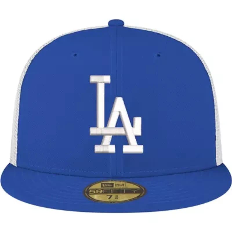 MLB Los Angeles Dodgers Team Color 59FIFTY Trucker Fitted Hat