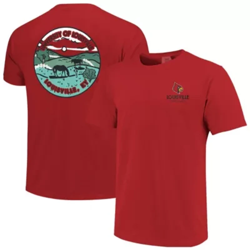 NCAA Unisex Louisville Cardinals Scenic T-Shirt