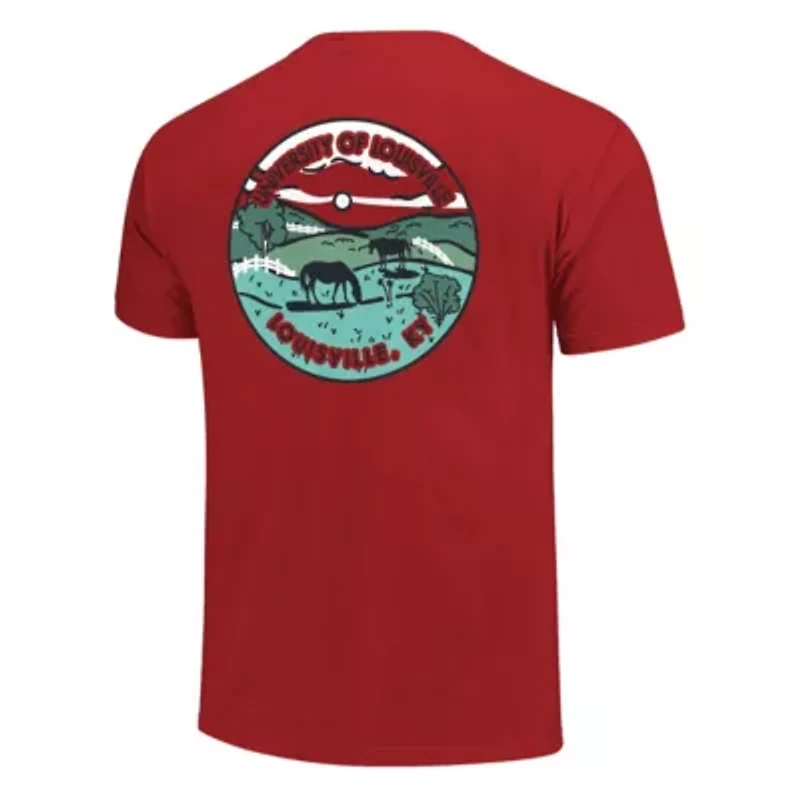 NCAA Unisex Louisville Cardinals Scenic T-Shirt