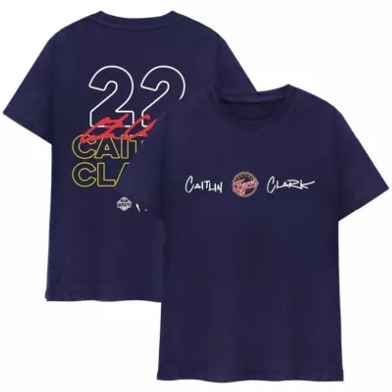 WNBA Unisex Caitlin Clark Indiana Fever Player Signature T-Shirt