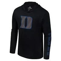 Duke Blue Devils NCAA Color Pop Active Blend 2-Hit Long Sleeve Hooded T-Shirt