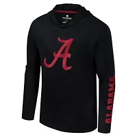Alabama Crimson Tide NCAA Logo Lockup Active Blend Long Sleeve T-Shirt Hoodie