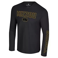 NCAA Missouri Tigers Color Pop Active Blend 2-Hit Long Sleeve T-Shirt