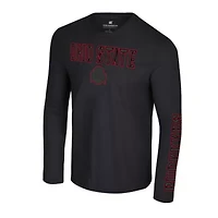 NCAA Ohio State Buckeyes Color Pop Active Blend 2-Hit Long Sleeve T-Shirt
