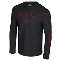 Alabama Crimson Tide NCAA Color Pop Active Blend 2-Hit Long Sleeve T-Shirt