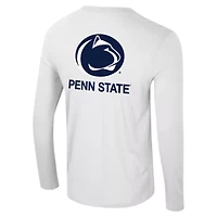 NCAA Penn State Nittany Lions Logo Lockup 3-Hit Active Blend Long Sleeve T-Shirt