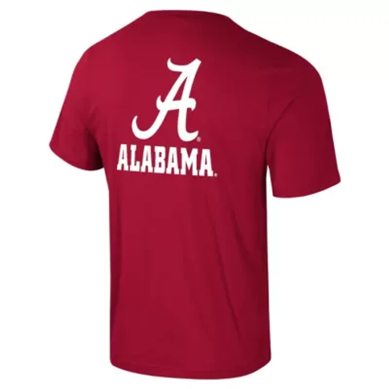 Alabama Crimson Tide NCAA Logo Lockup 2-Hit Active Blend T-Shirt