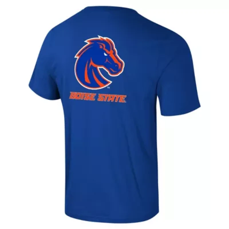 NCAA Boise State Broncos Logo Lockup 2-Hit Active Blend T-Shirt