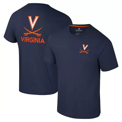 NCAA Virginia Cavaliers Logo Lockup 2-Hit Active Blend T-Shirt