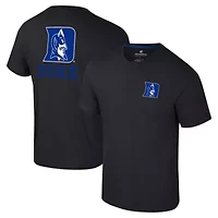 Duke Blue Devils NCAA Logo Lockup 2-Hit Active Blend T-Shirt