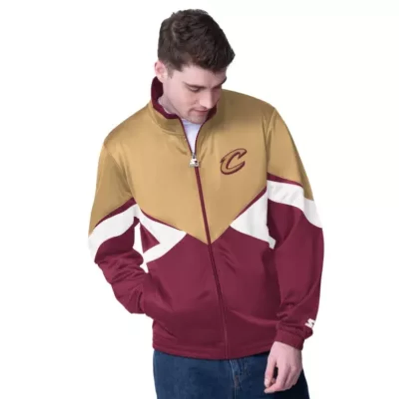NBA Cleveland Cavaliers Rush Applique Full-Zip Track Jacket