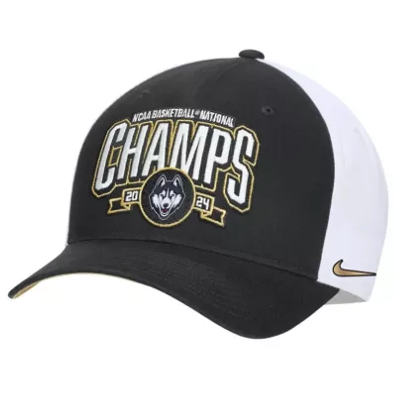 Connecticut Huskies NCAA Nike UConn Huskies 2024 NCAA Basketball National s Locker Room Classic 99 Adjustable Hat
