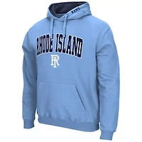 NCAA Light Rhode Island Rams Arch & Logo 3.0 Pullover Hoodie