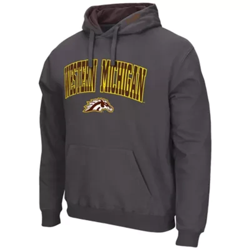 NCAA Western Michigan Broncos Arch & Logo 3.0 Pullover Hoodie