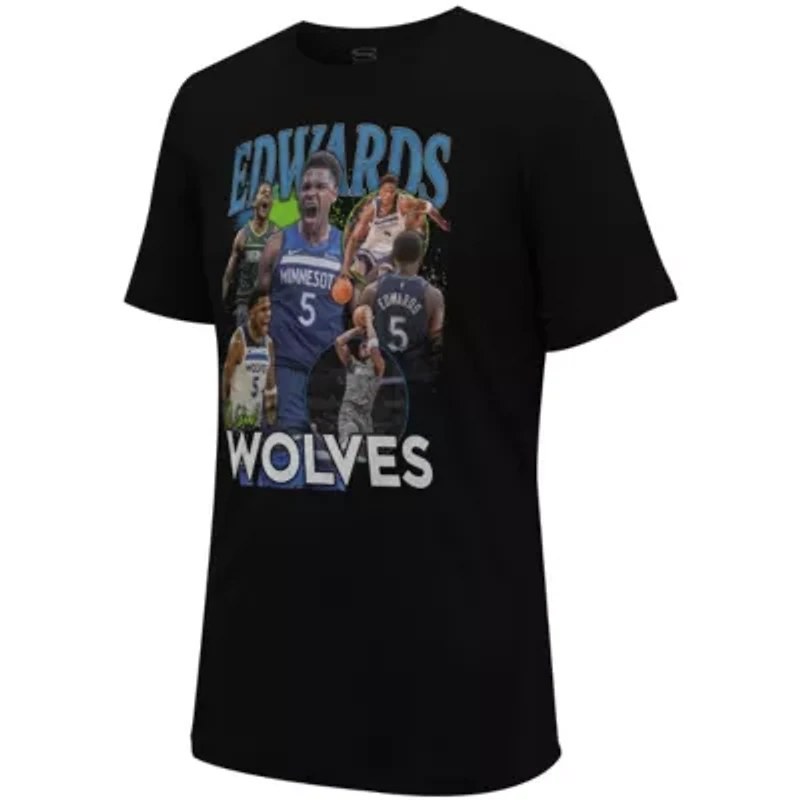NBA Unisex Anthony Edwards Minnesota Timberwolves Player Crossroads T-Shirt
