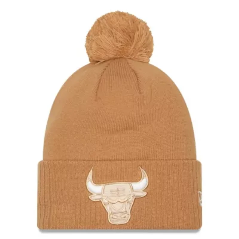 NBA Chicago Bulls 2024/25 City Edition Cuffed Knit Hat with Pom