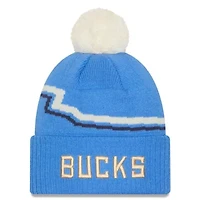 NBA Milwaukee Bucks 2024/25 City Edition Cuffed Knit Hat with Pom