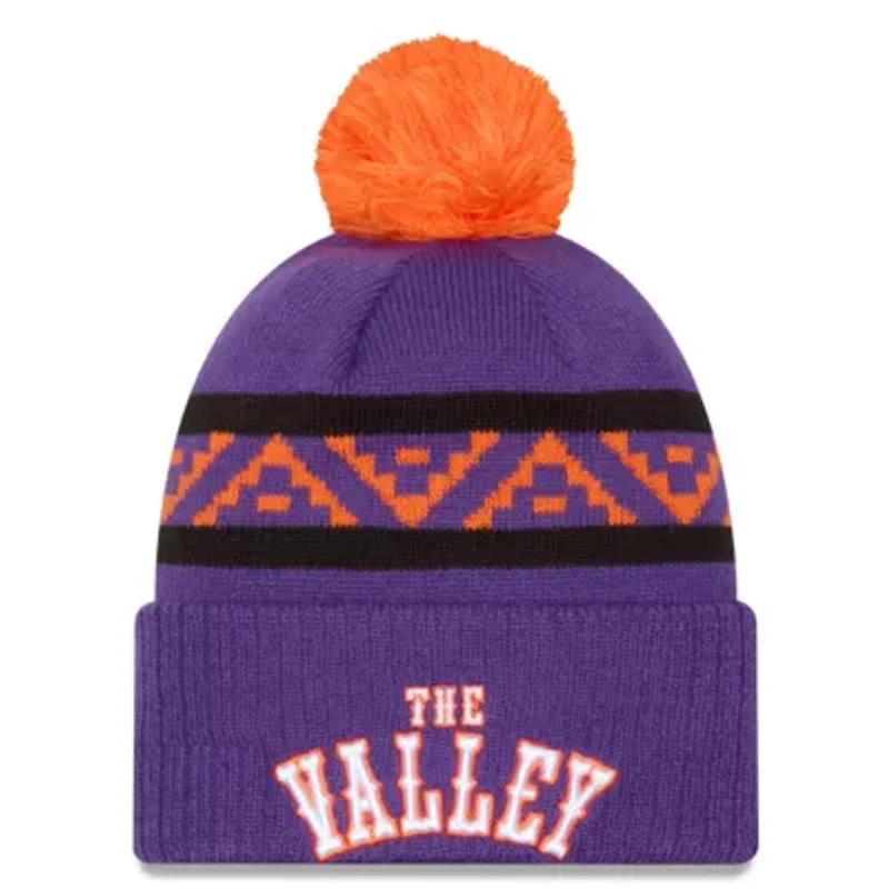 NBA Phoenix Suns 2024/25 City Edition Cuffed Knit Hat with Pom