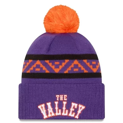 NBA Phoenix Suns 2024/25 City Edition Cuffed Knit Hat with Pom