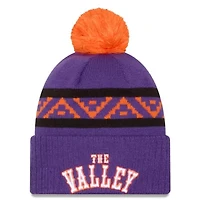 NBA Phoenix Suns 2024/25 City Edition Cuffed Knit Hat with Pom