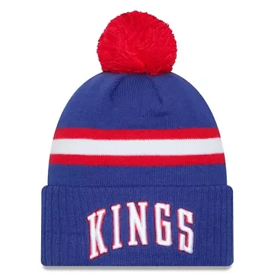 NBA Sacramento Kings 2024/25 City Edition Cuffed Knit Hat with Pom