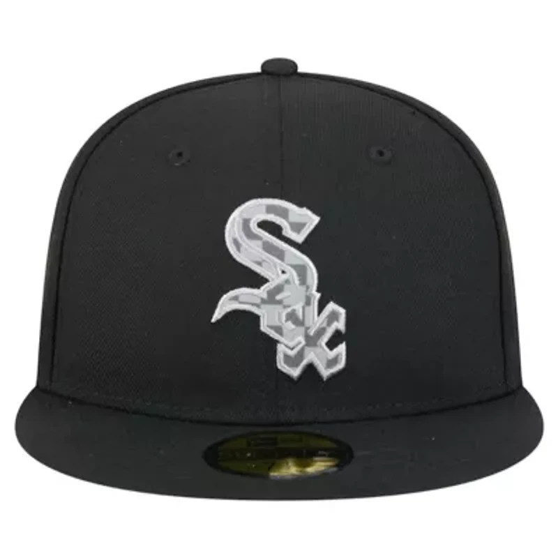 Chicago White Sox MLB Checkered Undervisor 59FIFTY Fitted Hat