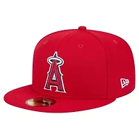 MLB Los Angeles Angels Checkered Undervisor 59FIFTY Fitted Hat
