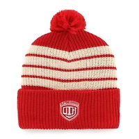 NHL Detroit Wings Old Time Hockey Barn Cuffed Knit Hat with Pom
