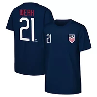 Soccer National Teams Timothy Weah USMNT Name & Number T-Shirt