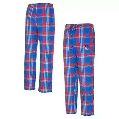 NHL Blue/Red New York Rangers Region Flannel Sleep Pants