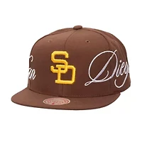 MLB San Diego Padres Just Don x MLB Lux Script Snapback Hat