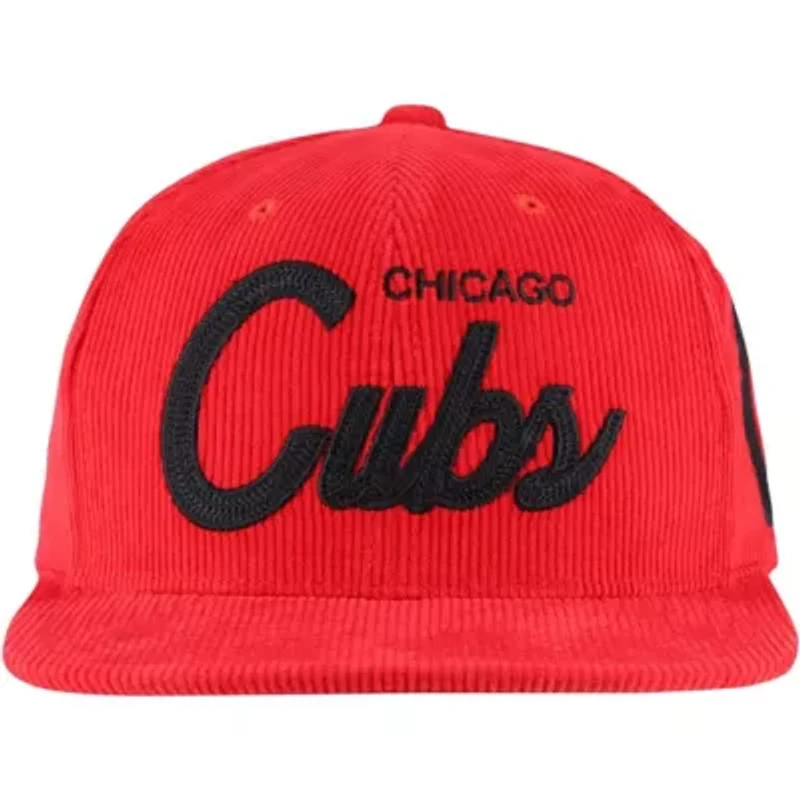 MLB Chicago Cubs Corduroy Snapback Hat