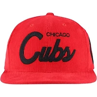 MLB Chicago Cubs Corduroy Snapback Hat