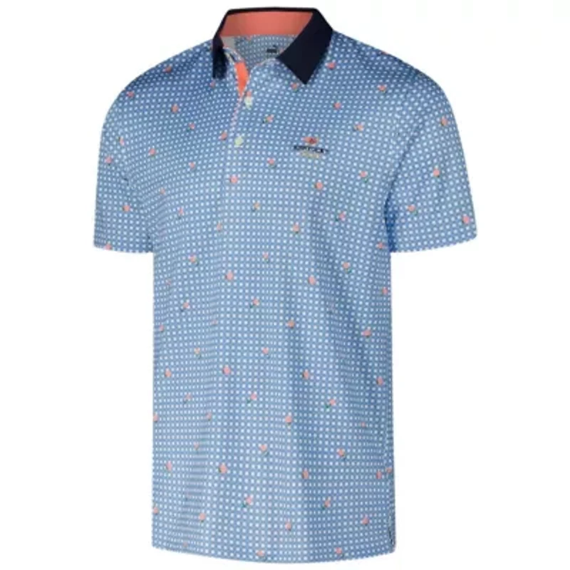 Horse Racing Kentucky Derby Pique Gingham Polo