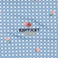Horse Racing Kentucky Derby Pique Gingham Polo