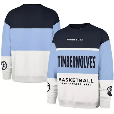 NBA Unisex Light Minnesota Timberwolves 2024/25 City Edition On Five Maximalist Pullover Sweatshirt
