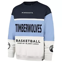 NBA Unisex Light Minnesota Timberwolves 2024/25 City Edition On Five Maximalist Pullover Sweatshirt