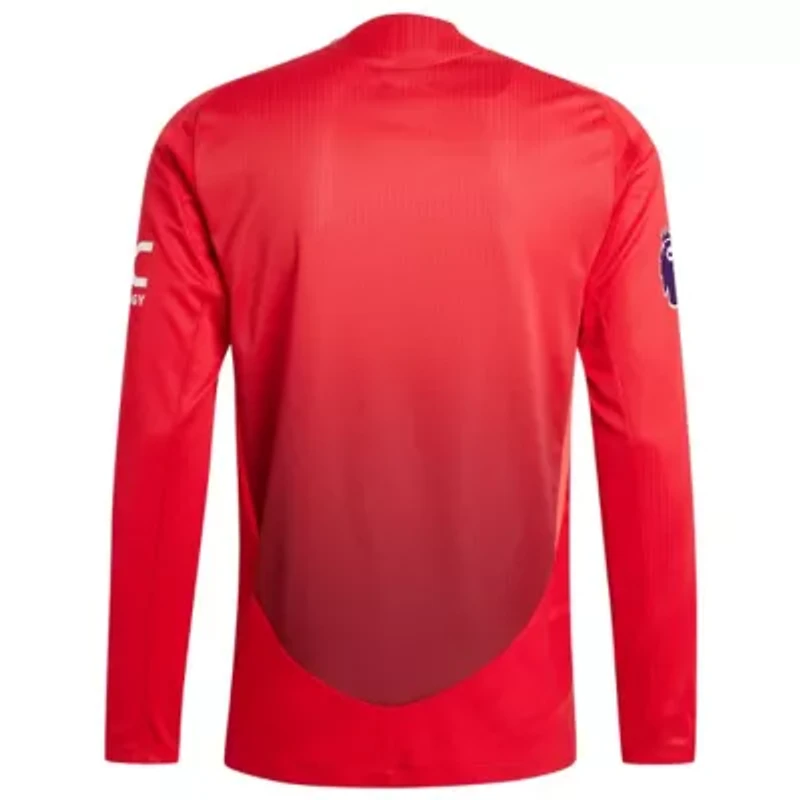International Clubs Manchester United 2024/25 Home Long Sleeve Authentic Patch Jersey