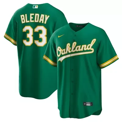Cooperstown Teams Nike JJ Bleday Kelly Oakland Athletics Alternate Replica Jersey