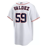 MLB Nike Framber Valdez Houston Astros Home Replica Jersey
